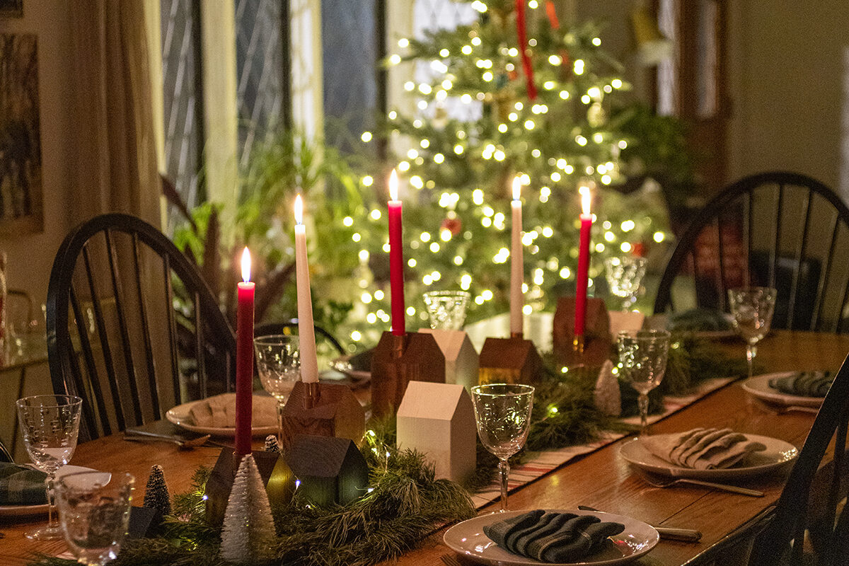 ChristyB Holiday Candlelight Tablescape