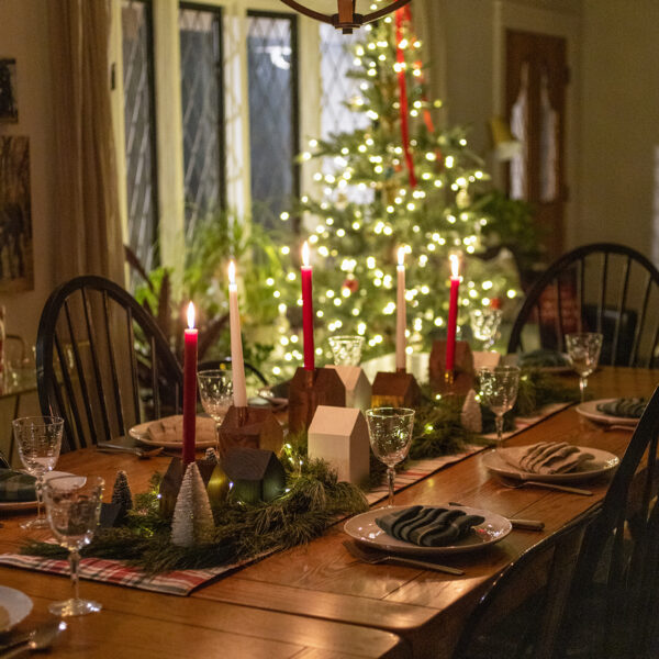 ChristyB Holiday Candlelight Tablescape