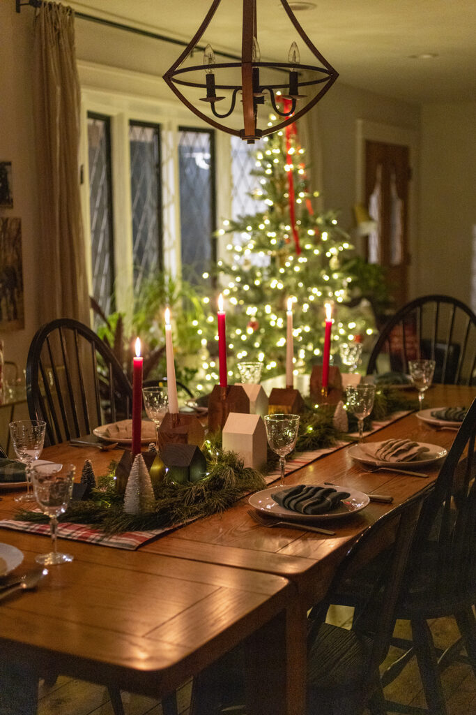 ChristyB Holiday Candlelight Tablescape