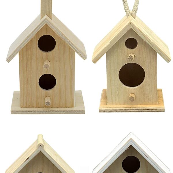 Mini Wooden Birdhouses