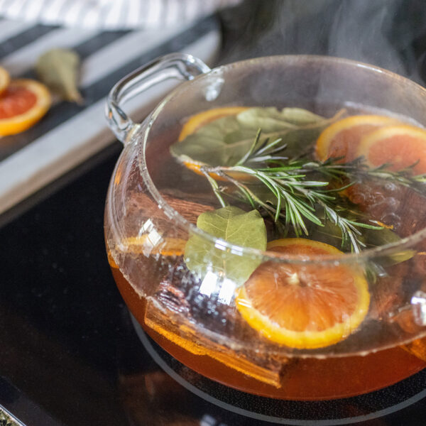 Cozy Woodsy Citrus Simmer Pot