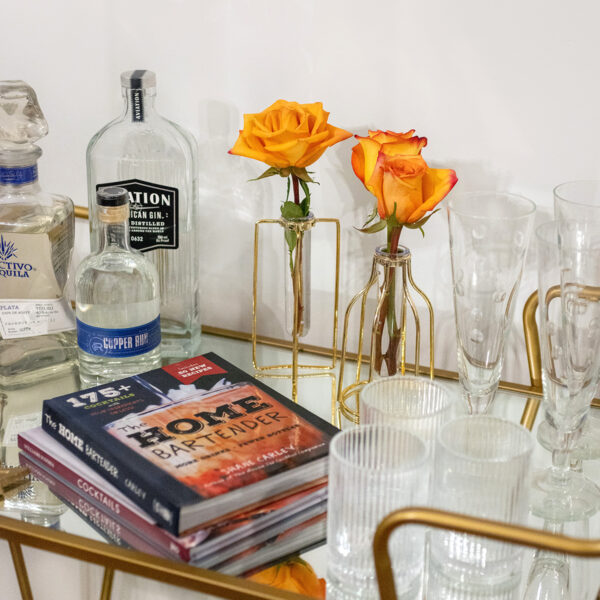 Bar Cart / Bud Vases