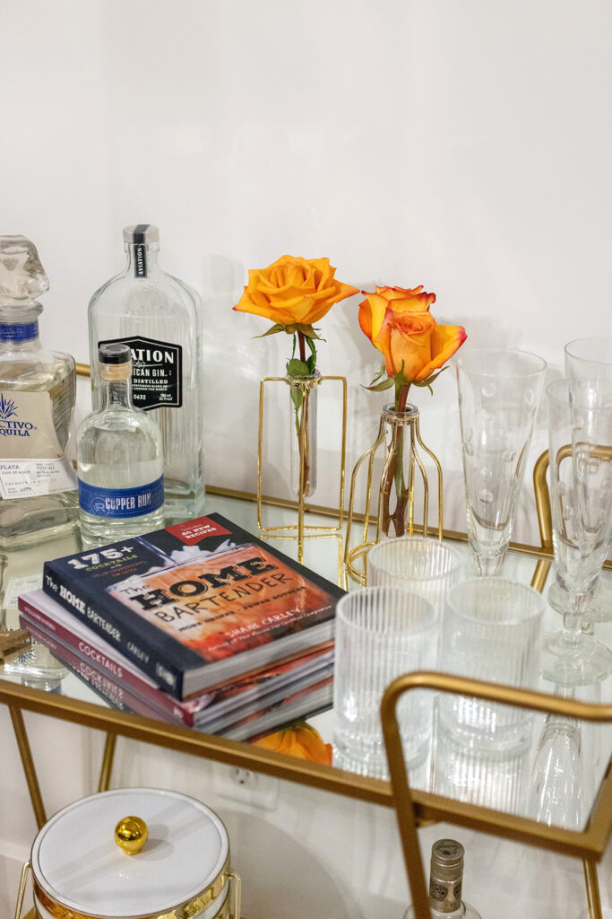 Bar Cart / Bud Vases