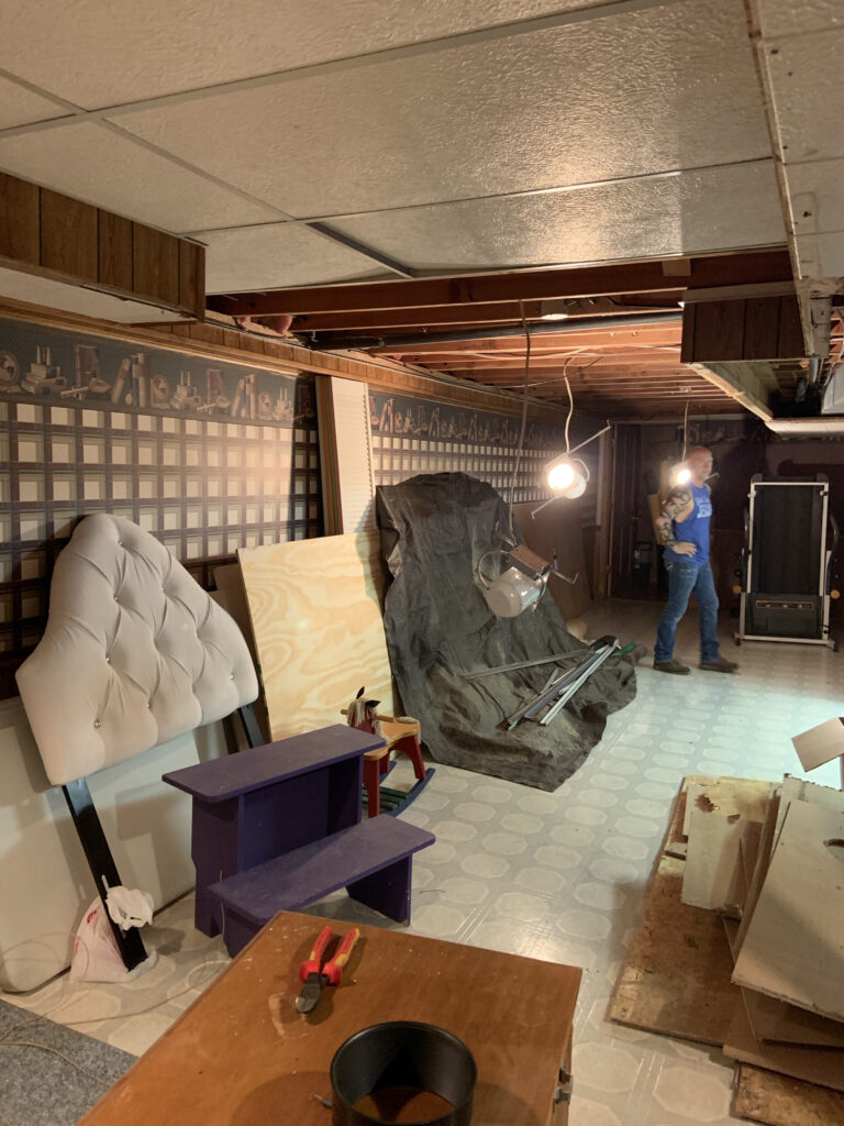 Basement Remodel: Before