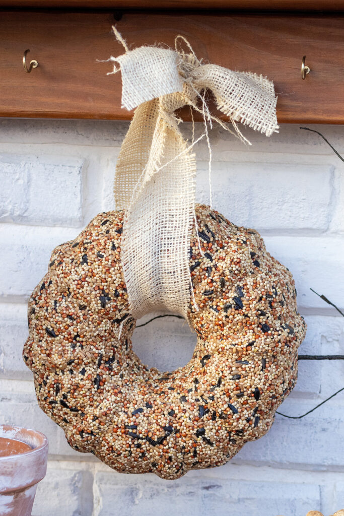 Winter Birdseed Wreath