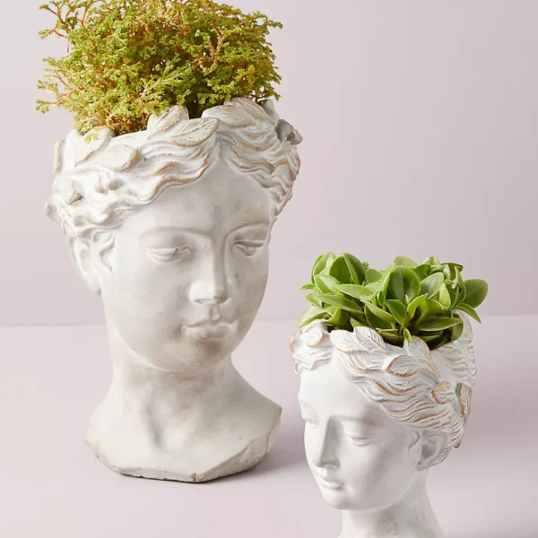 Grecian Bust Planter