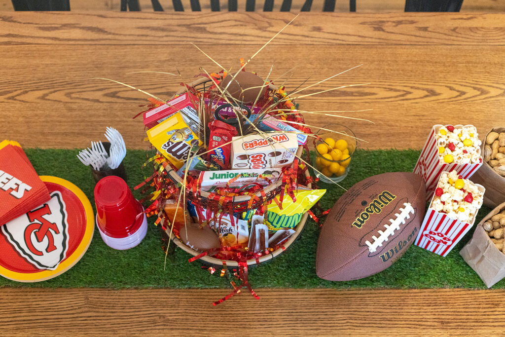 Chiefs Super Bowl Party Tablescape