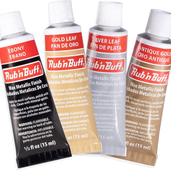 Rub n Buff Wax Metallics Set