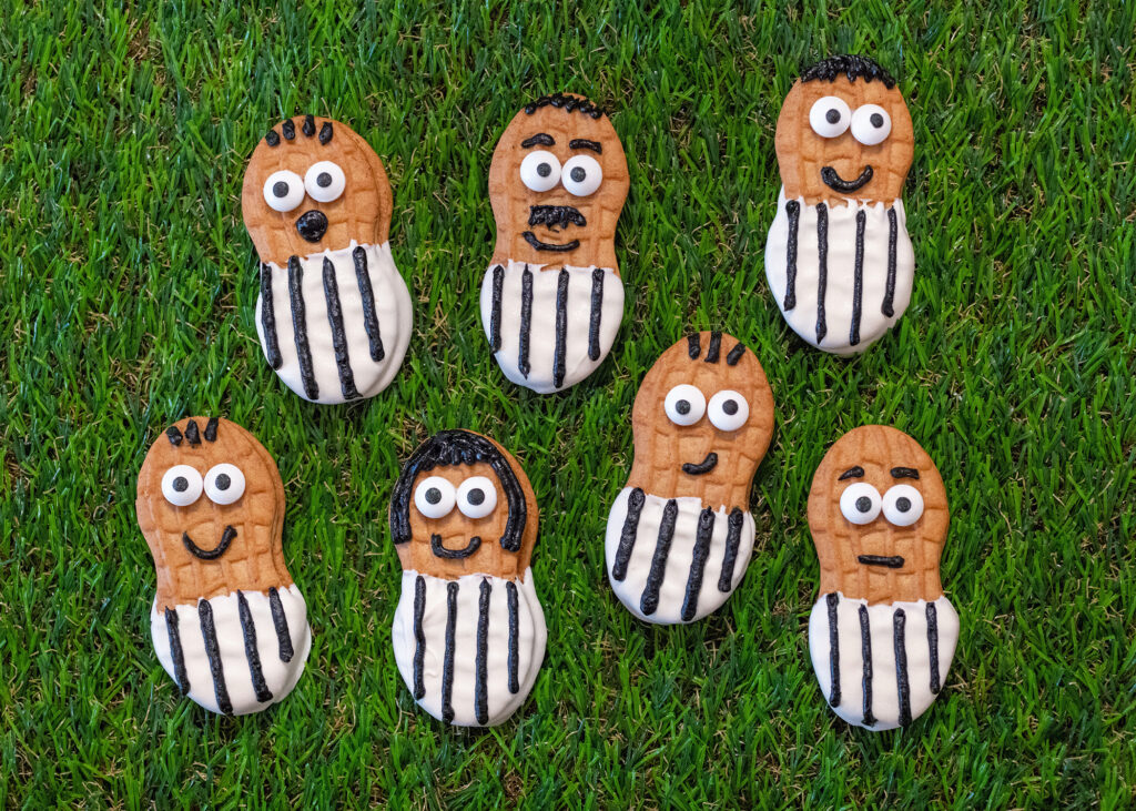 Super Bowl Referee Nutter Butter Cookies
