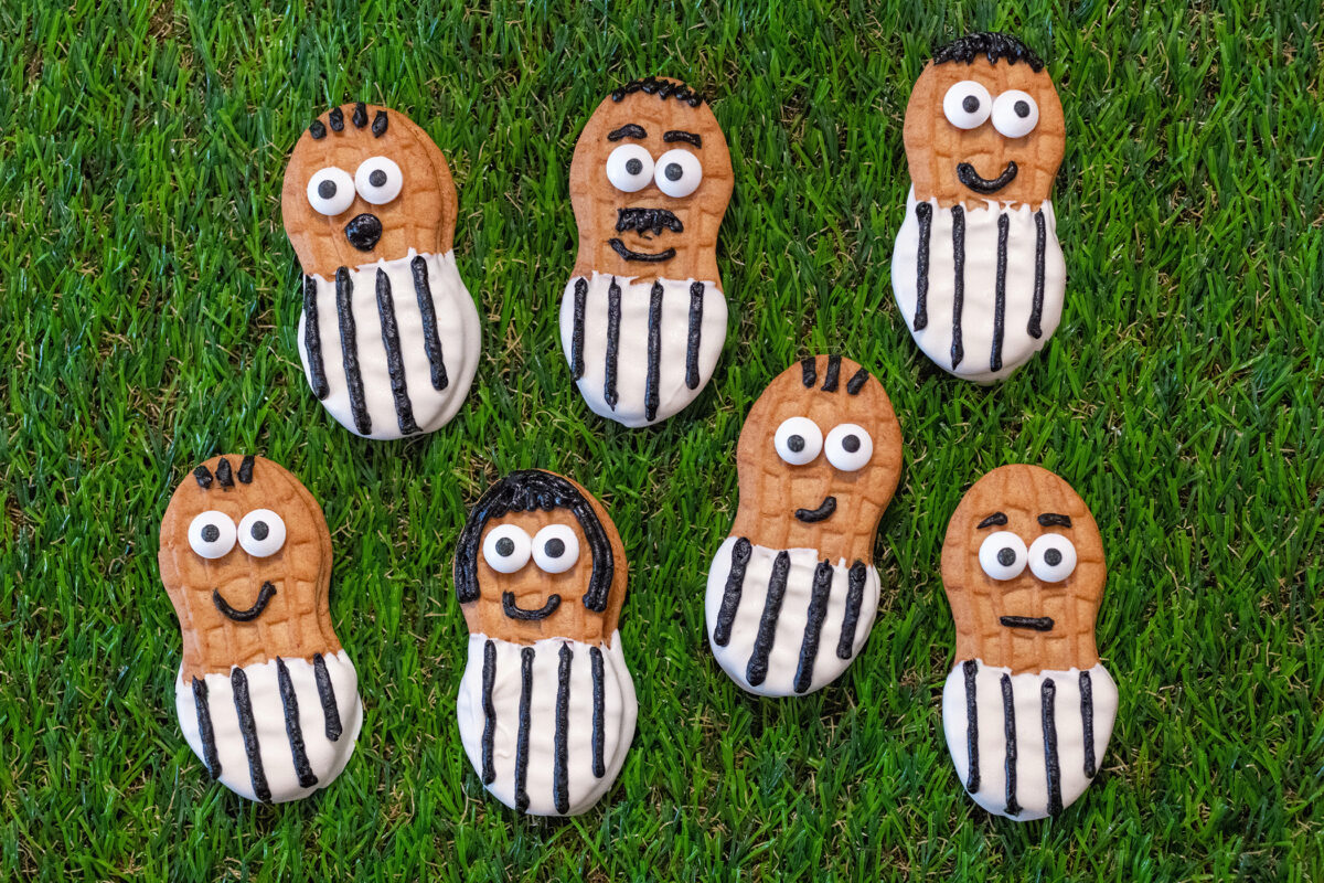 Super Bowl Referee Nutter Butter Cookies