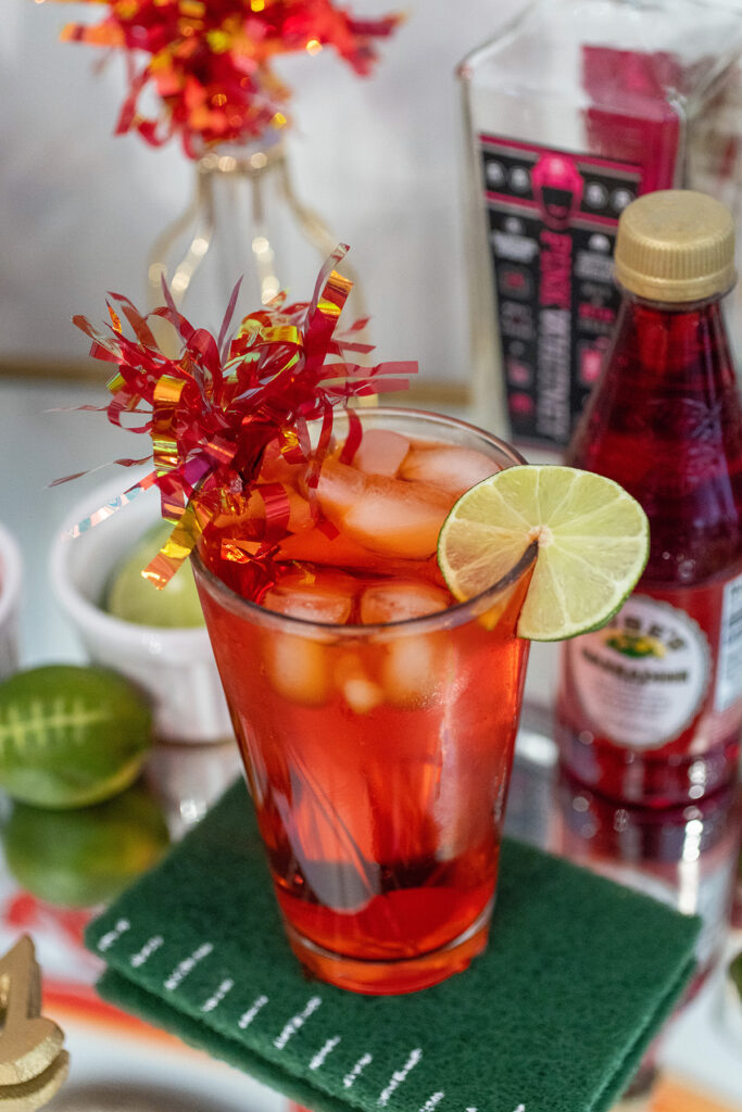 Super-Bowl Cherry Limeade Cocktail