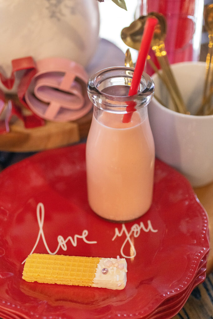 Valentine's Day Milk & Cookies