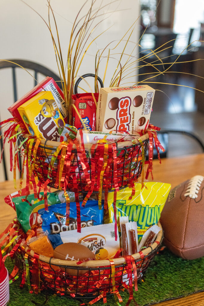 Super Bowl Party Football Snack Tray