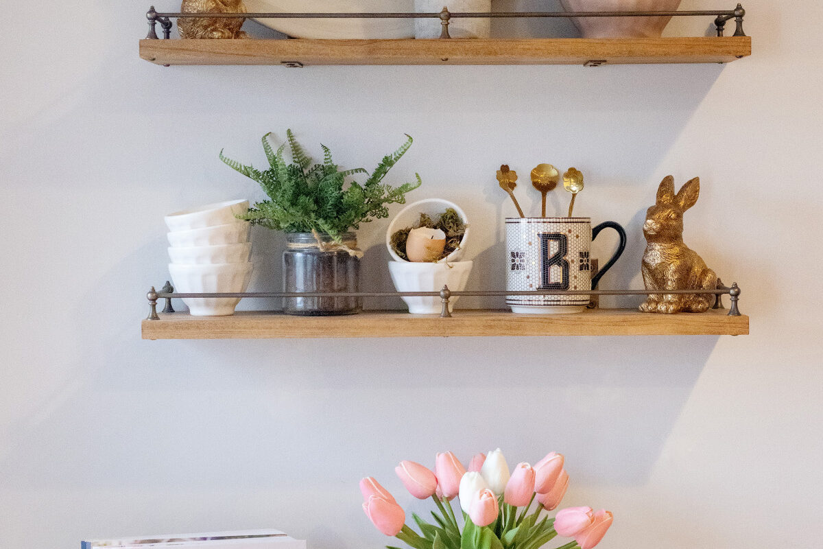 2023 Easter Kitchen Shelves