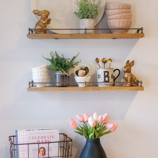 2023 Easter Kitchen Shelves