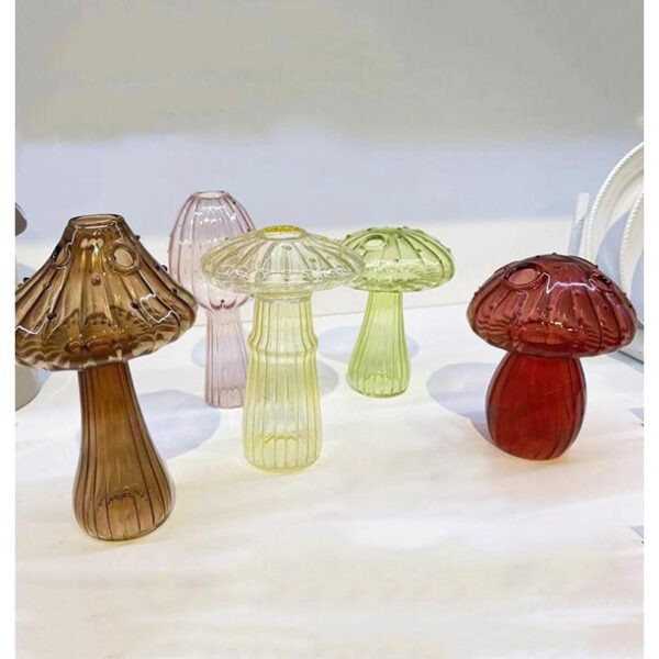 Various Mushroom Vases