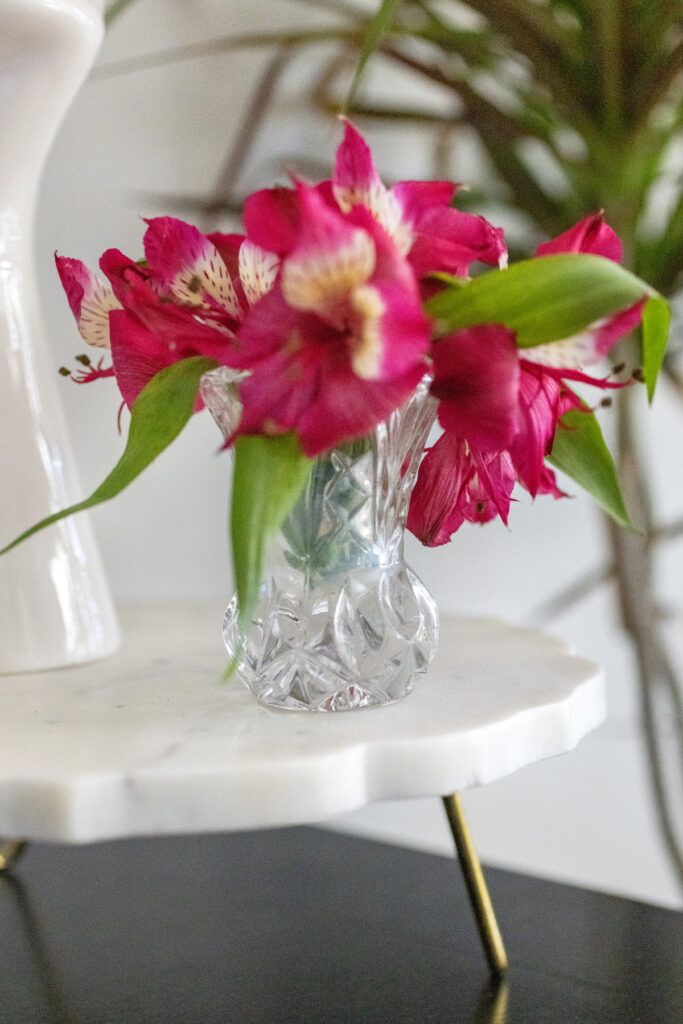 Antique Cut Glass Bud Vase