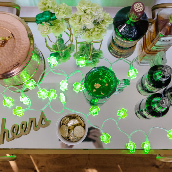 St. Patrick's Bar Cart | Green Beer