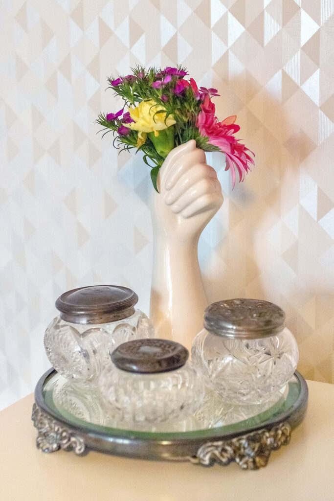 Vintage + Hand Vase