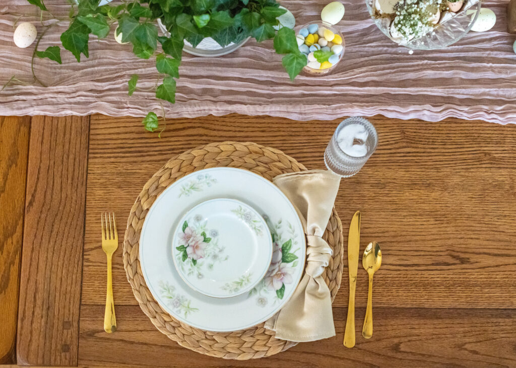Spring/Easter Tablescape | Place Setting