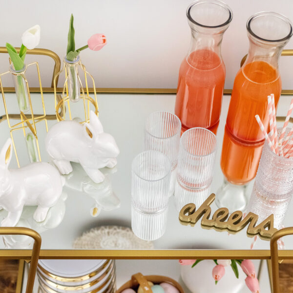 Spring/Easter Bar Cart