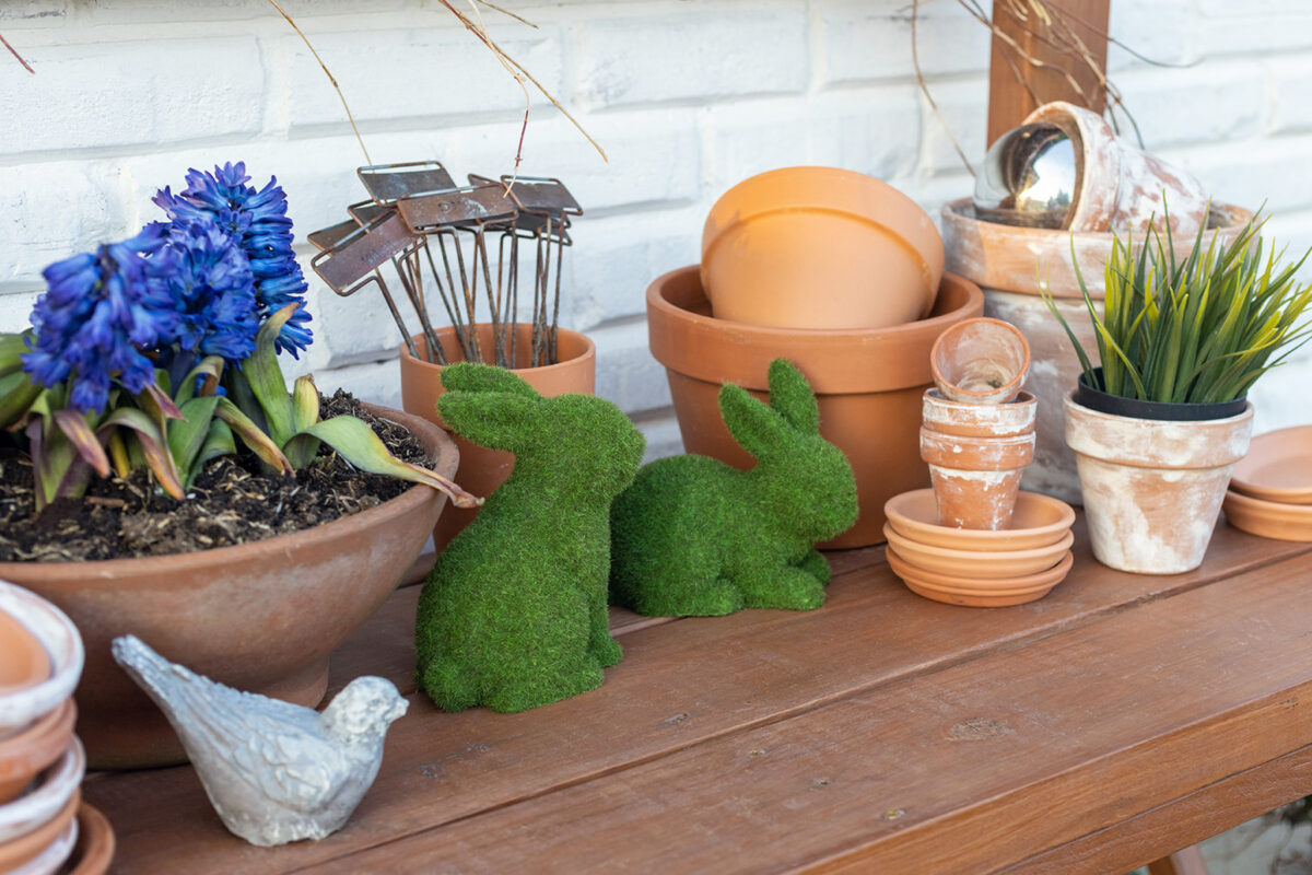 Easter Potting Bench