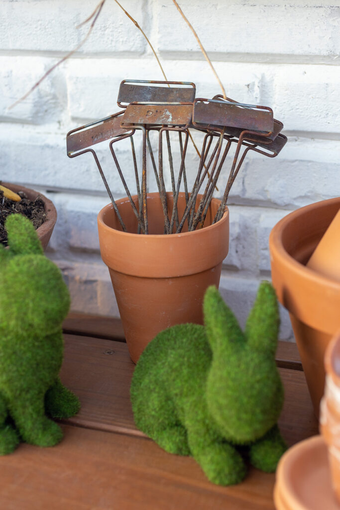 Spring Potting Bench Plant Markers