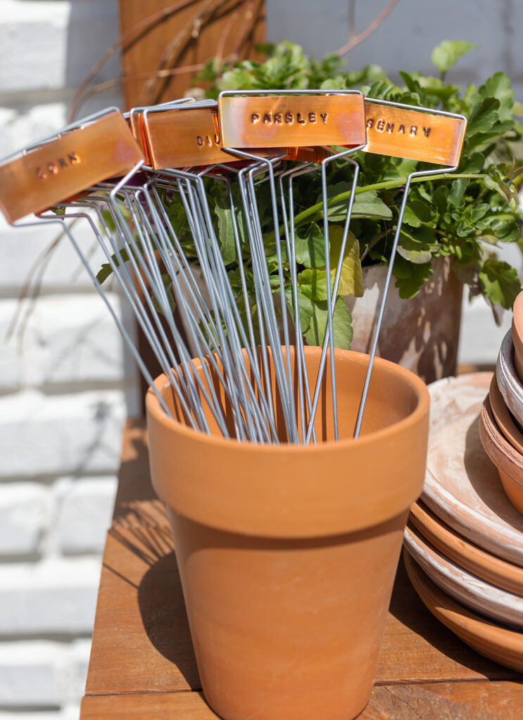 Stamped Plant Markers