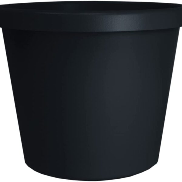 10" Black Outdoor Pots