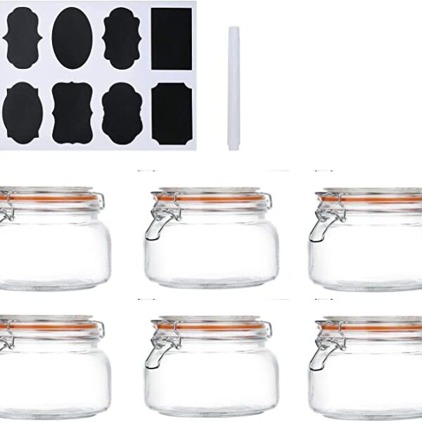 16-ounce Glass Jars