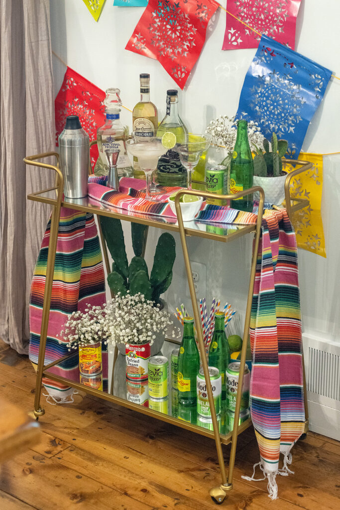 Cinco de Mayo Bar Cart