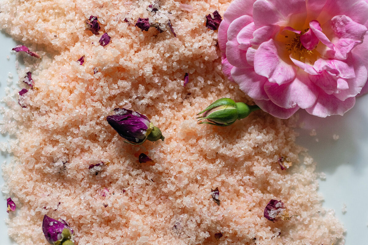 DIY Rose Bath Salt