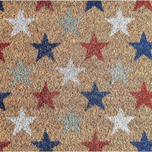 Patriotic American Stars Doormat