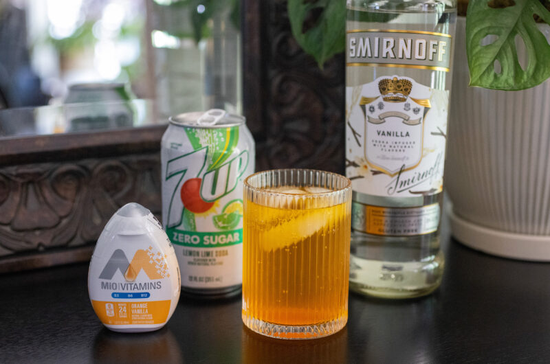 Low-Carb/Keto Orangesicle Cocktail