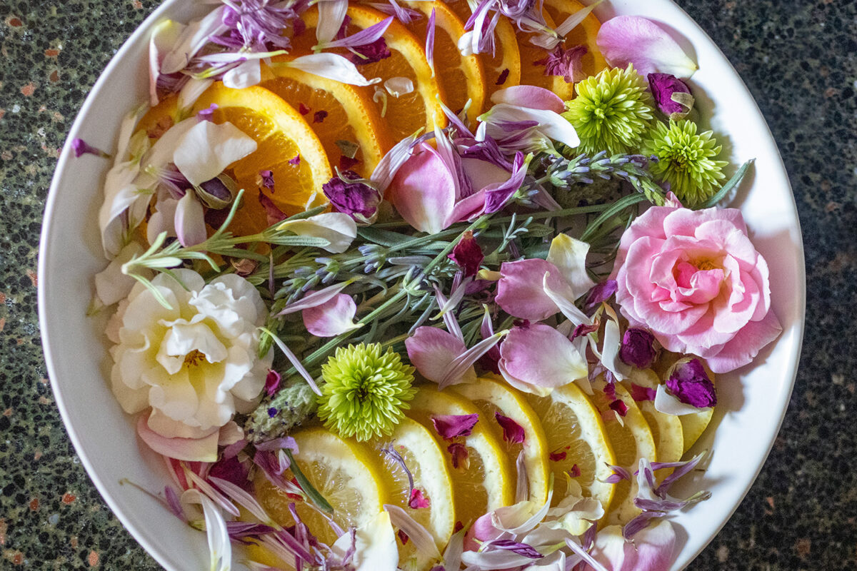 Spring Flower Stovetop Potpourri Ingredients