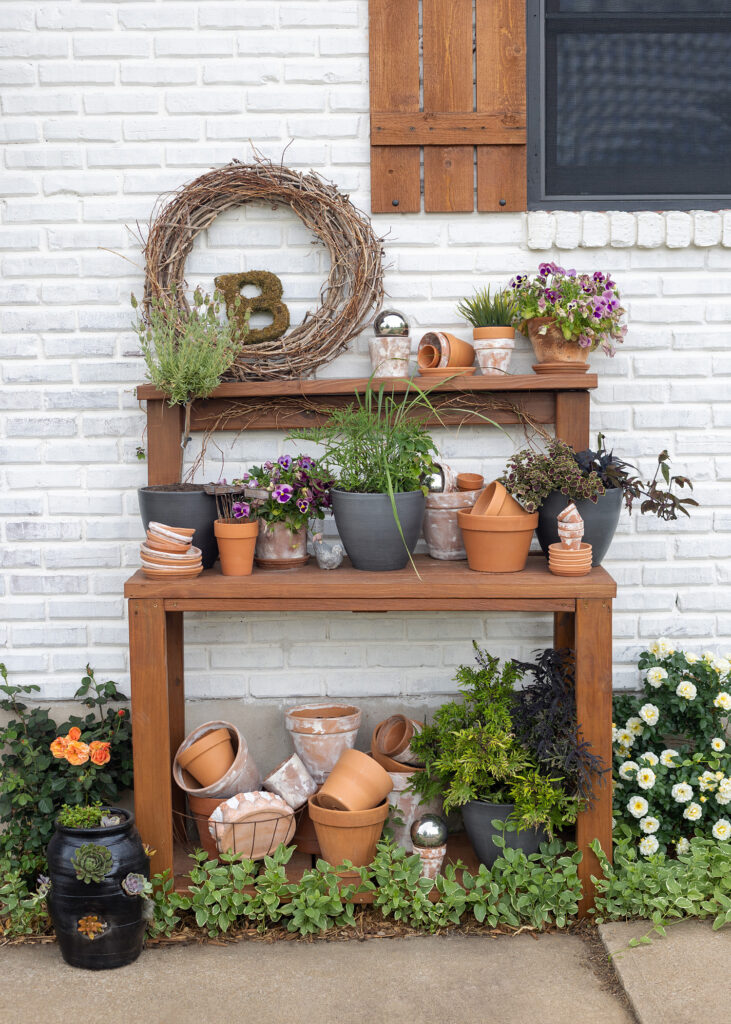 Summer 2023 Potting Bench Annuals