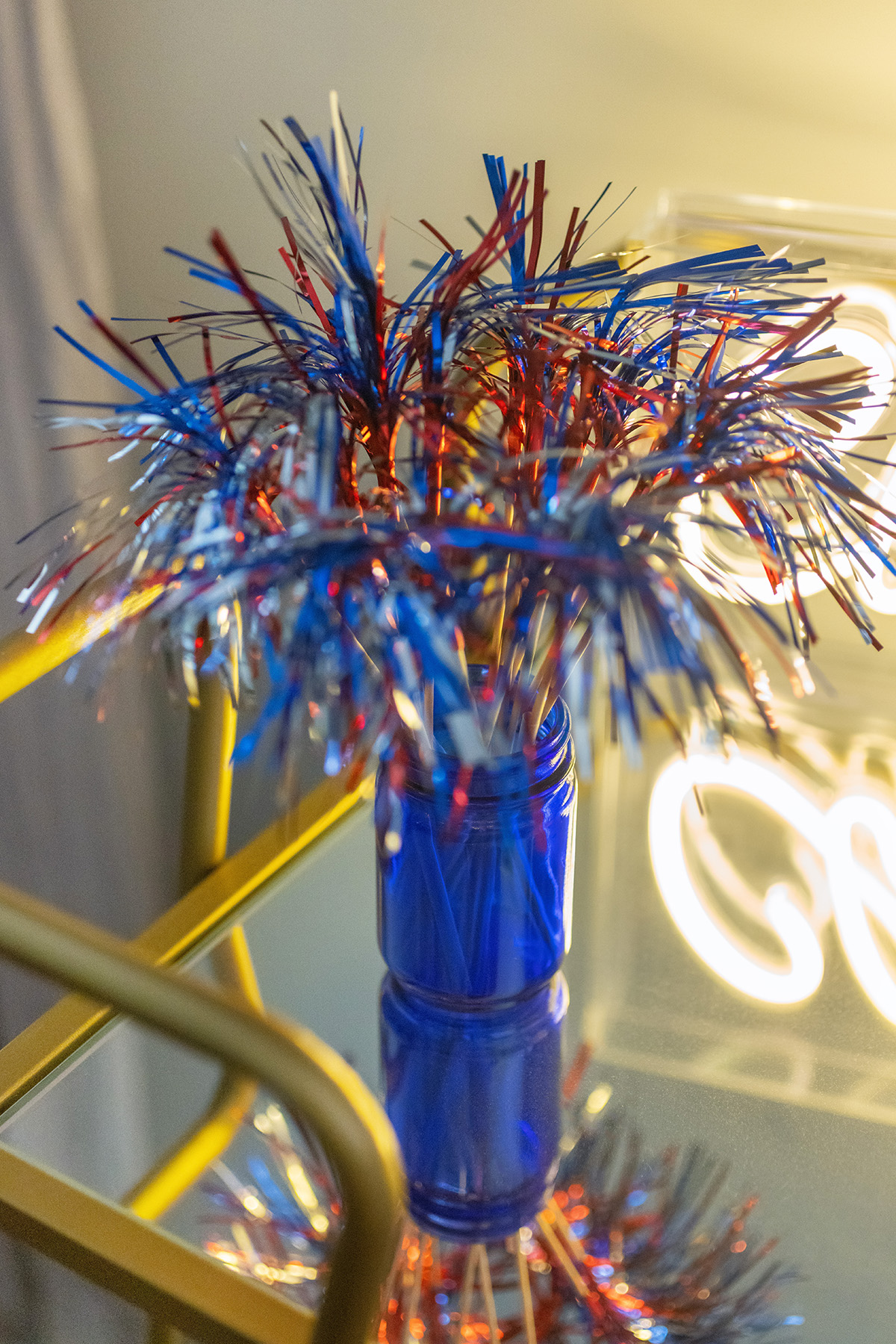 4th of July Bar Cart Drink Stirrers