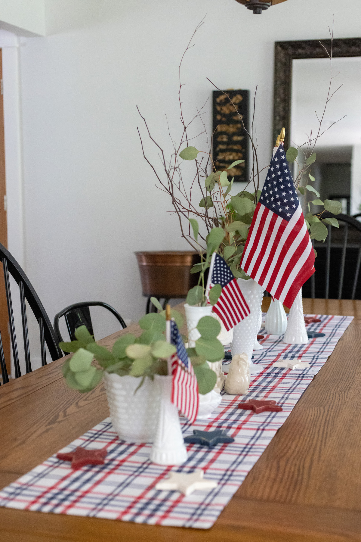 4th of July Patriotic Tablescape