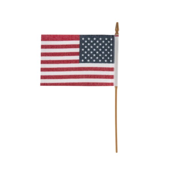 8" Small American Flag