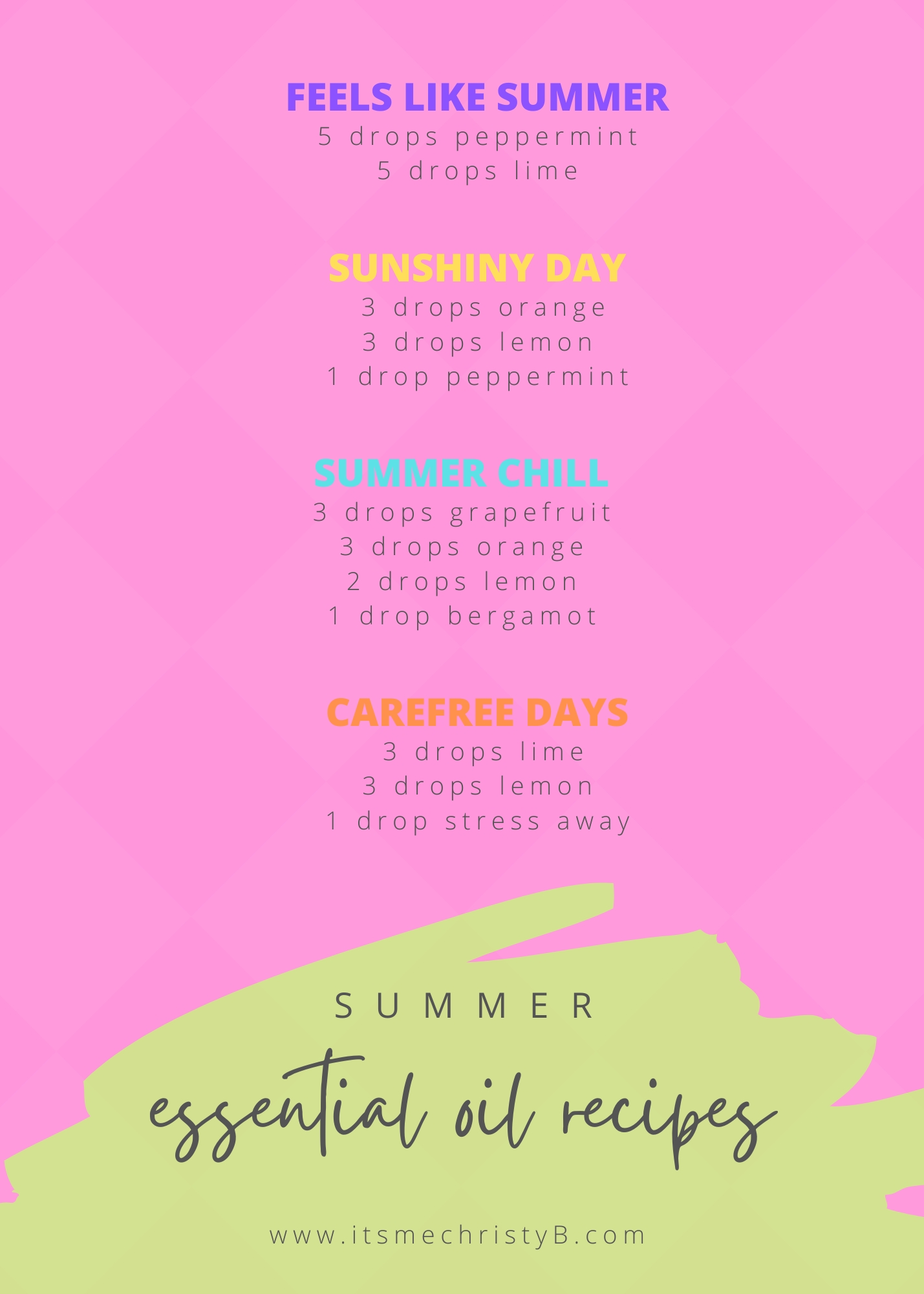 Summer Essential Oil Blend