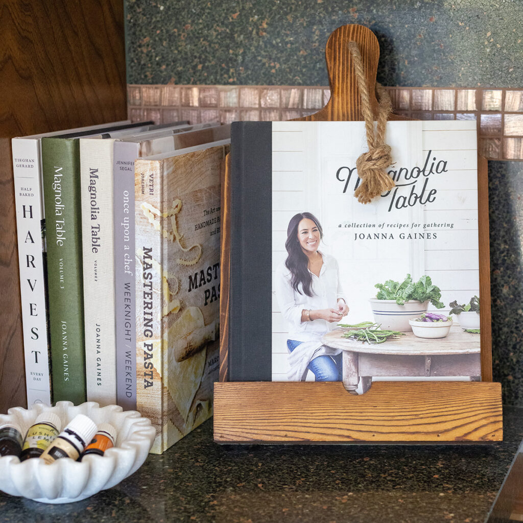 Decorating with Cookbooks