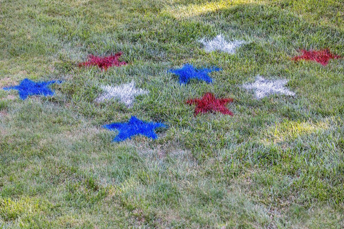 Painted Yard Stars