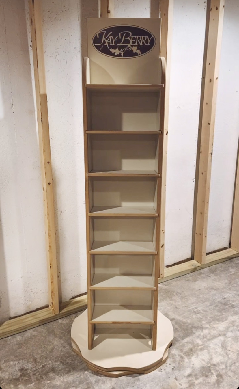 Before | Spinning Storage Shelf