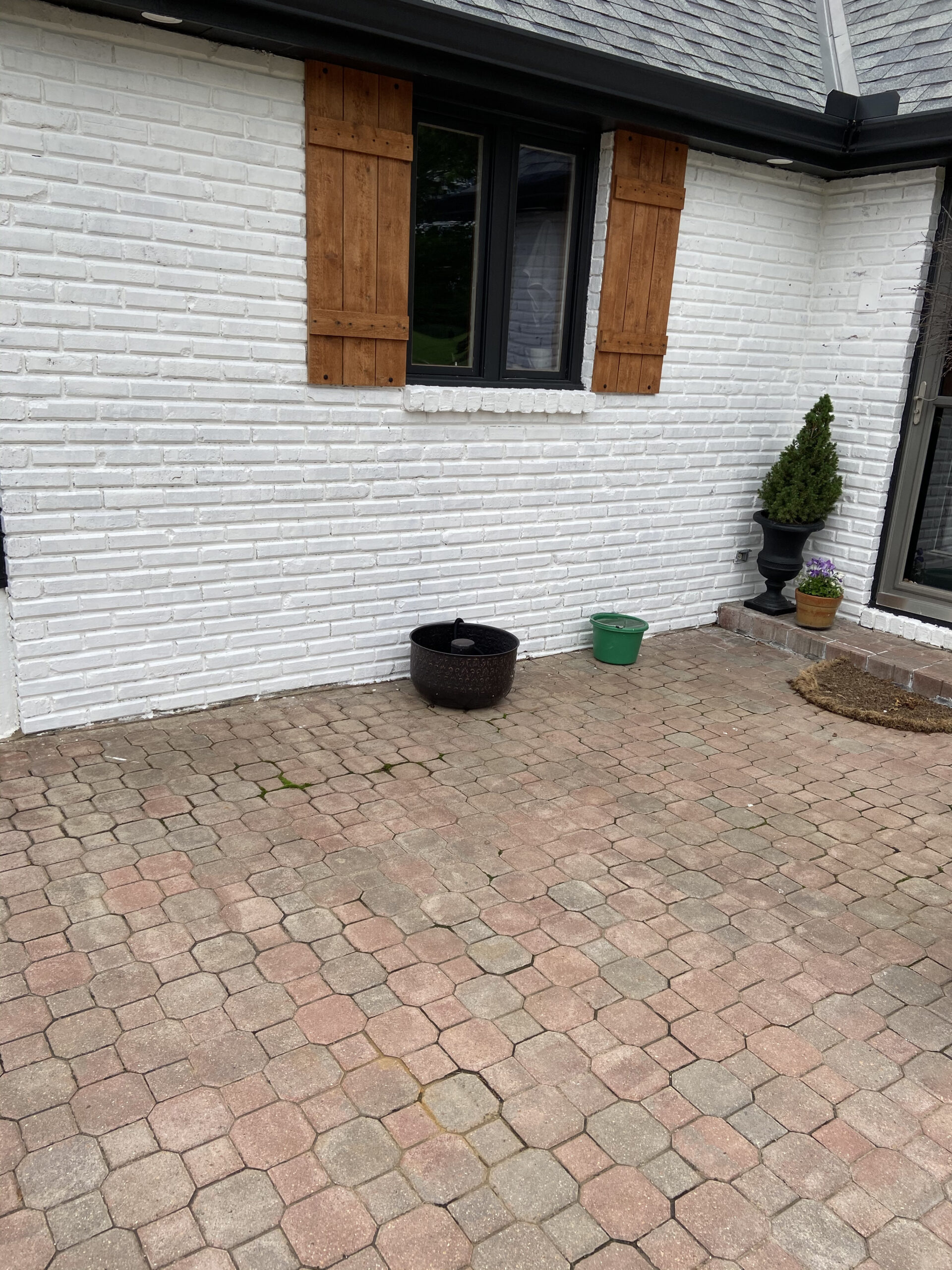 Old Back Patio Pavers