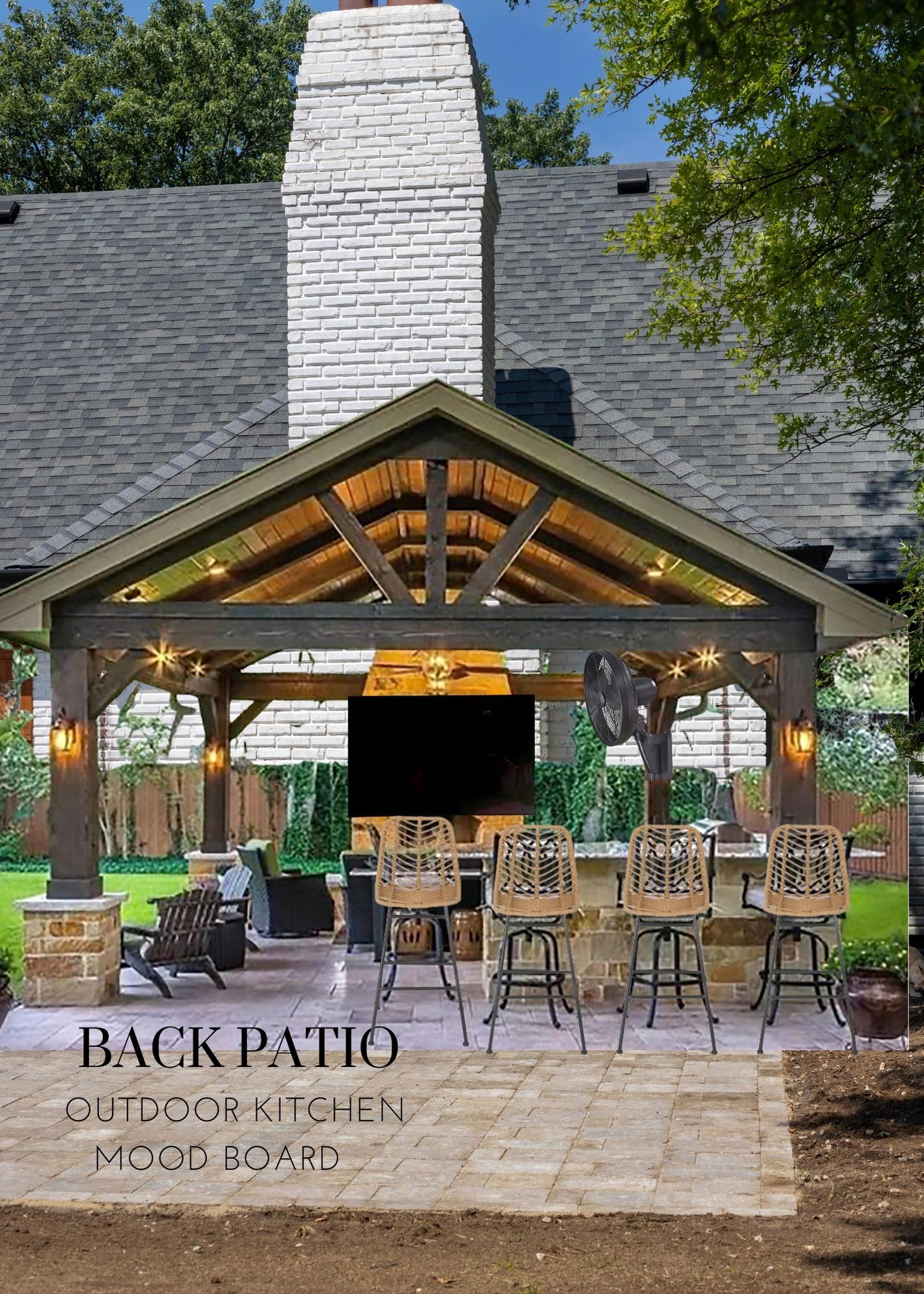Back Patio | Outdoor Kitchen Pavilion