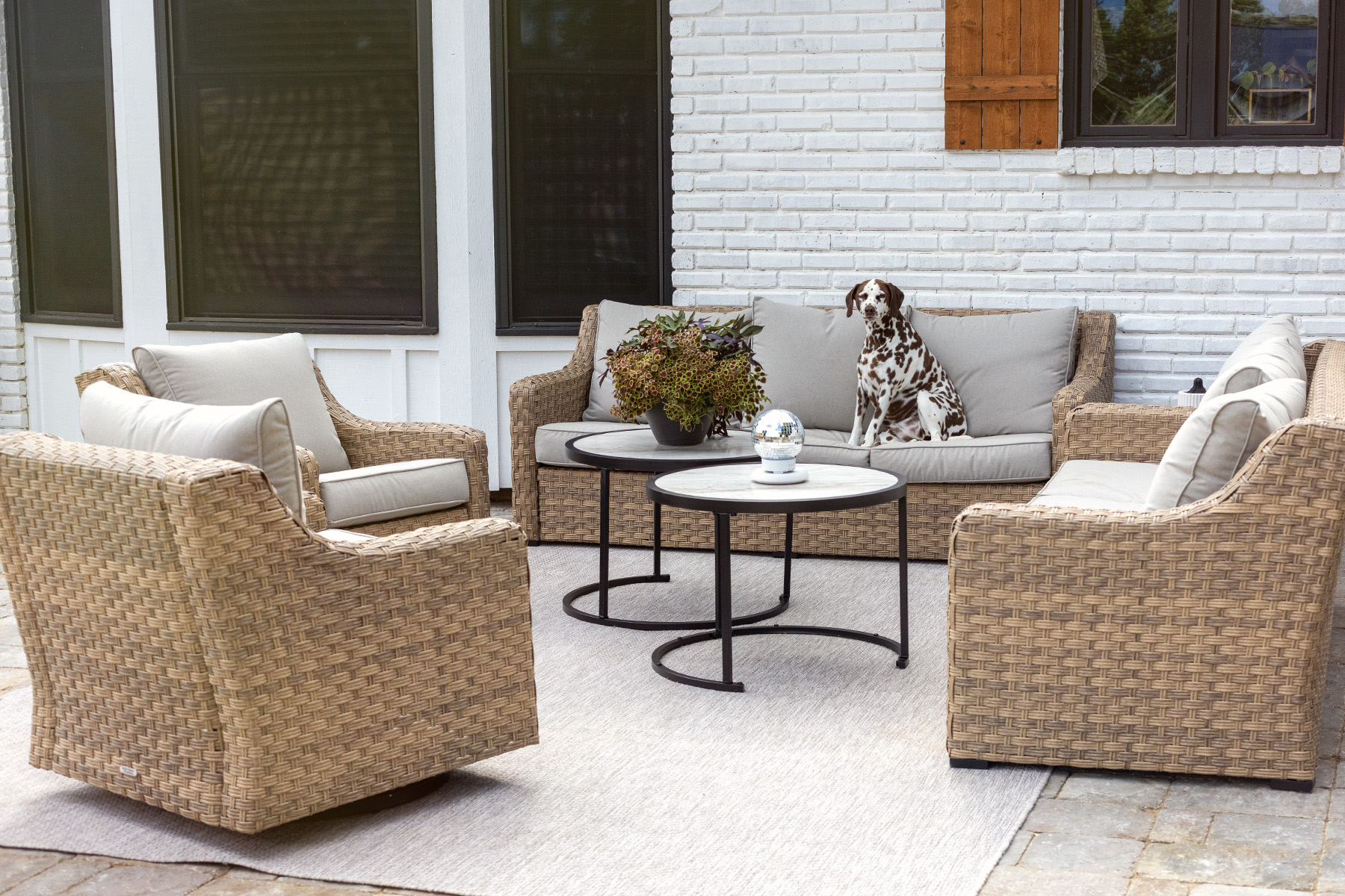 Back Patio Entertaining Space