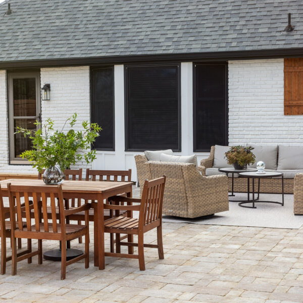 Back Patio Remodel Seating Areas