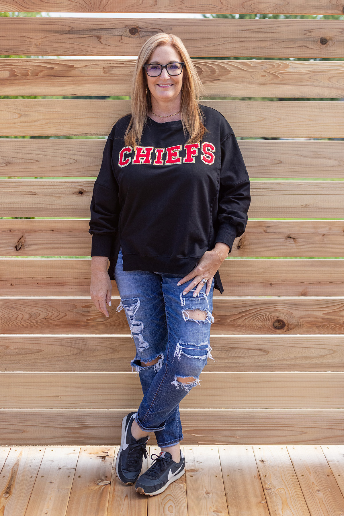 ChristyB Kansas City Chiefs DIY Sweatshirt