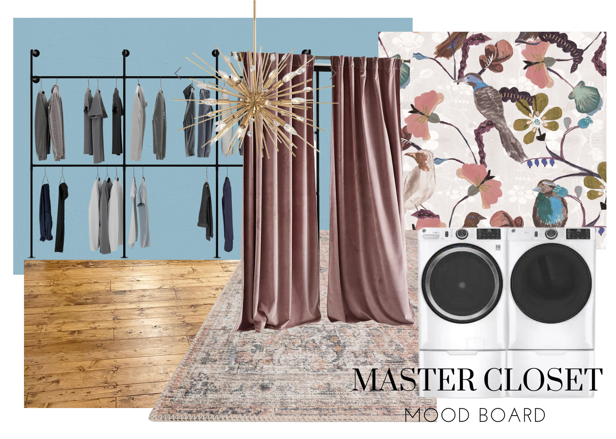 Master Closet Mood Board