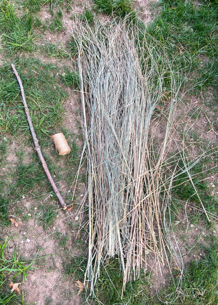 DIY Grass Broom - Step 1